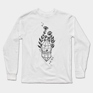 Crystal Art Boho Design T-Shirt Long Sleeve T-Shirt